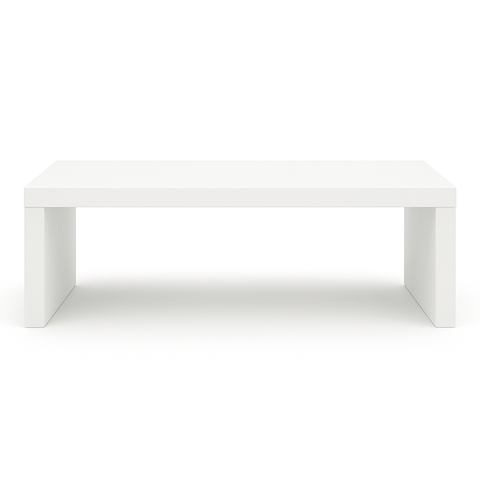 Suporte de Monitor em Mdf Branco Tx 50cm Largura Design Clean e Funcional