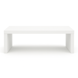 Suporte de Monitor em Mdf Branco Tx 50cm Largura Design Clean e Funcional - 1