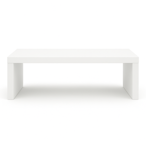 Suporte de Monitor em Mdf Branco Tx 50cm Largura Design Clean e Funcional