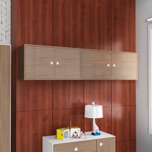 Kit 2 Armários Aéreos para Quarto 2 Portas Montana Sun Art In Móveis