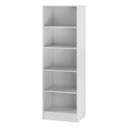 Ver imagem 1 de Livreiro Chokito 5 Prateleiras Branco - Casa Giulia