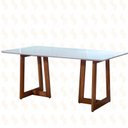 Ver imagem 1 de Mesa de Jantar Retangular Madeira Maciça - Sparta-1,80 x 0,90 metros - Art Salas