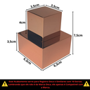 Ver imagem 7 de Acabamento Metal Alavanca Quadrado P/ Registro Deca Rosê