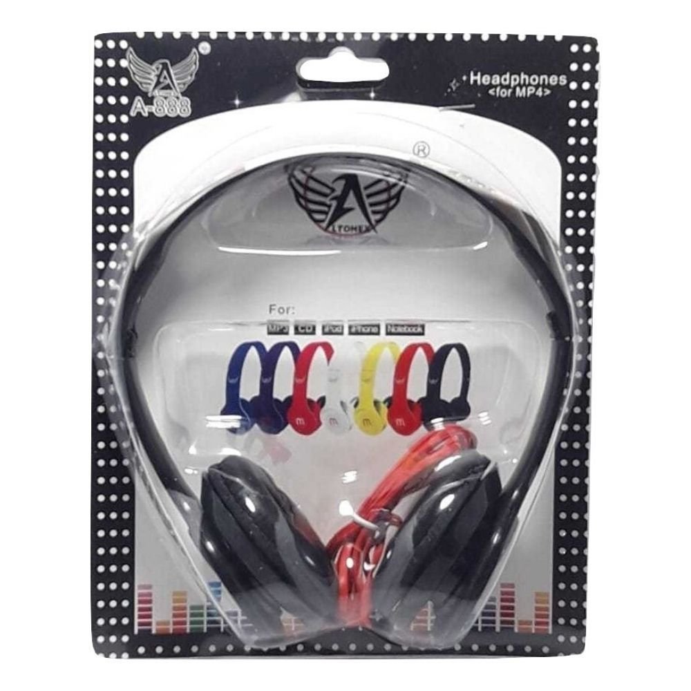 Fone Ouvido Com Fio Headphone Altomex A-888 Preto - 5