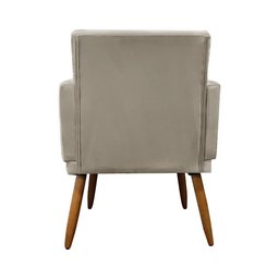 Poltrona Decorativa Nina Veludo para Sala Atendimento Recepção Estética - Star Confort Nina Poltrona - 3