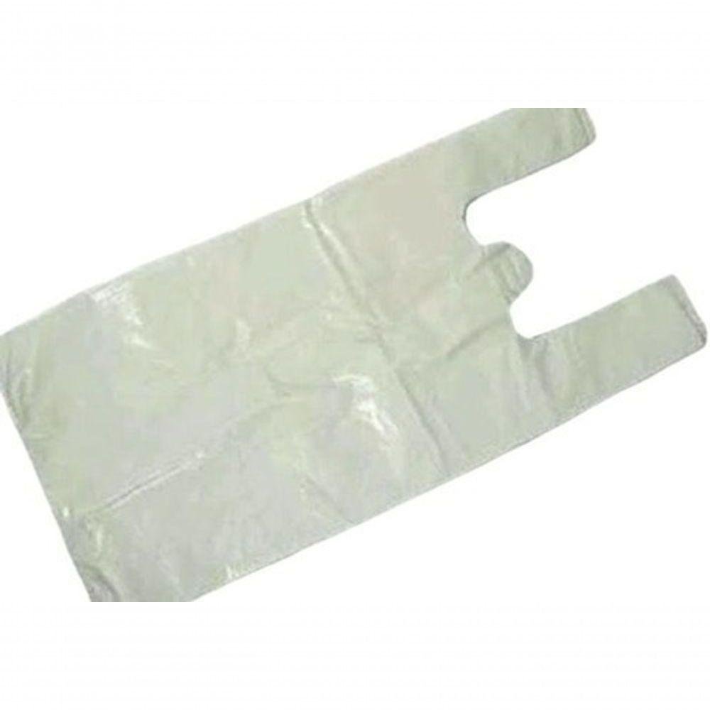 Sacola 38x48 Reciclada Reforçada Creme Caixa com 3kg - 1