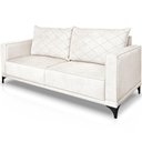Ver imagem 5 de Sofa Nori 3 Lugares Pes de Ferro 220cm Linho Boucle 3300 Ezz 3300