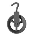 Ver imagem 1 de Roldana Gancho Poco 16cm Ferro Dtools Ferragem Obra Construc