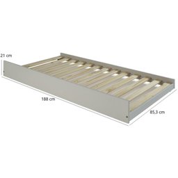 Sofá Cama Plus Com Cama Auxiliar Em Madeira Maciça Mv Outlet Branco - 3