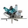 Serra Circular 235mm sem Fio 40v Max Resistência Água Poeira com Disco Chave Aws Hs010gz Makita - 3