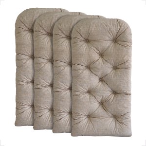 4 Almofada Impermeável P/ Poltrona Cadeira de Área e Jardim