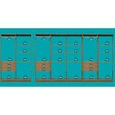 Ver imagem 5 de Guarda-Roupas Closet Modulado Alasca 420cm 7 Peças com 6 Gavetas e Cabideiros Freijó Carraro