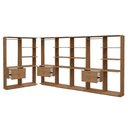 Ver imagem 4 de Guarda-Roupas Closet Modulado Alasca 420cm 7 Peças com 6 Gavetas e Cabideiros Freijó Carraro