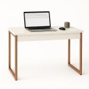 Ver imagem 2 de Escrivaninha Industrial Plus Mesa Home Office Branco - Rede Móveis