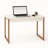 Escrivaninha Industrial Plus Mesa Home Office Branco - Rede Móveis - 2