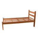 Ver imagem 2 de Cama Solteiro Reforçada em Madeira Maciça Natural