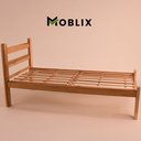 Ver imagem 6 de Cama Solteiro Reforçada em Madeira Maciça Natural