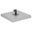 Ver imagem 2 de Ombrelone Leblon Creme em Madeira 2,00 Mt (larg) Base 65x65 Central com Tecido Bagun - 44312