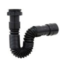 Ver imagem 2 de Sifão Sanfonado Cozinha Lavatório Tanque Ate 70 Cm Preto