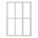 Ver imagem 1 de Porta de Correr Alumínio Branco Sacada 03 Folhas Maxx - 210x120 - Direita