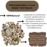 Pedra Jaspe Zebra 1 a 3 Cm Rolada 1 Kilo Natural - 4