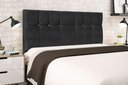 Ver imagem 1 de Cabeceira Casal King Jbe Moveis Opala 195cm Preto Para Cama Box 193cm Decoração Quarto