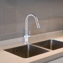 Ver imagem 4 de Torneira Cozinha Monocomando,40cm, Metal Inox, Bico Extensor Acabamento: Premium; Cor: Prata