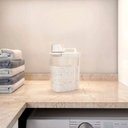 Ver imagem 3 de Kit 2 Dispenser com Medidor 1,5l e 3,9l Porta Sabão Amaciante Organizador Lavanderia Coza New Retr