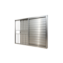 Ver imagem 4 de Veneziana 3 Folhas Aluminio Brilhante com Grade 1,00x1,20