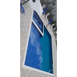 Borda Atérmica Semi boleada Malibu 50x30x1,5cm - Cinza Areia de Quartzo - 6