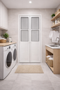 Ver imagem 1 de Porta Camarão Lambril com Vidro Branco 210x80 Lado Esquerdo