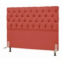 Ver imagem 1 de Cabeceira Para Cama Box De Casal 1,4 M Lisboa:Suede Vermelho