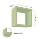 Ver imagem 3 de Nicho Kit C/ 3 Peças Organização e Decoração Quarto, Cozinha, Sala, Banheiro, Escritório Liz