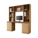 Ver imagem 1 de Mesa de Pc/Home Office 2 Portas 5 Prateleiras Escrivaninha Smart Multimóveis MP6105 Madeirado