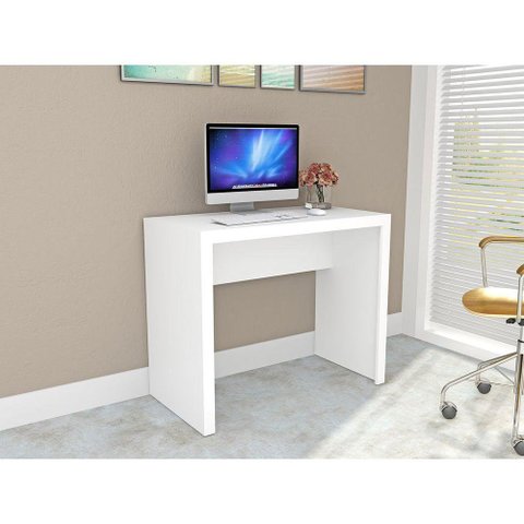 Mesa Escrivaninha OfficEstudos Trabalho 90 X 74,5cm Branco