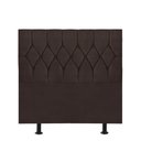 Ver imagem 1 de Cabeceira Estofada Cama Box Solteiro 100cm Istambul Corino Marrom- Mabe Magazine