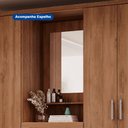 Ver imagem 5 de Guarda Roupa Roma 4 Portas, 3 Gavetas, com Espelho e Pés Inclusos - Carraro Móveis