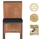 Ver imagem 3 de Mesa Bistro e 2 Banquetas Roma Marrom Corda Náutica 12 Trama Original