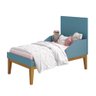 Berço Mini Cama Noah Square com Pés em Madeira – Azul - 2