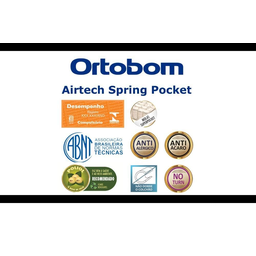 Colchão Casal Ortobom Molas Ensacadas Airtech 138x188x25 - :bege - 7