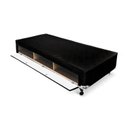 Ver imagem 1 de Cama Box Closet Solteiro Poli Tecido Black (88x188x23) - Castor