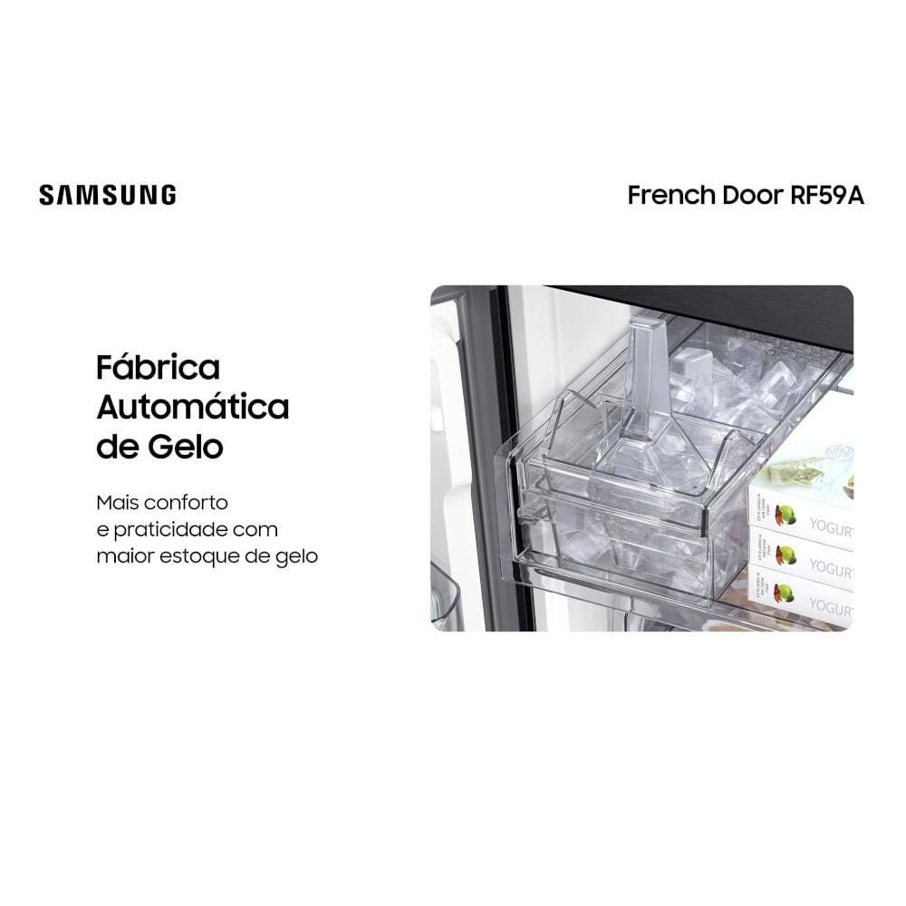 Geladeira Samsung French Door 575l Fábrica de Gelo Jarra Automática Preto Rf59a7011b1 - 220v - 4
