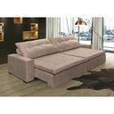 Ver imagem 1 de Sofá Retrátil e Reclinavel Oklahoma 2,22 Mts com Molas e Pillow no Assento Tecido Suede Castor
