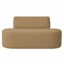 Ver imagem 3 de Sofá Reto 02 Lugares 150cm Mônaco Bouclé Camel - Nexta Casa