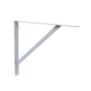 Ver imagem 1 de Kit 6X Suporte Reforçado Mão Francesa para Prateleira 50 cm Prata