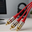 Ver imagem 5 de Cabo Áudio P2 St + 2 Rca Gold Fitz 5m Vermelho Profissional