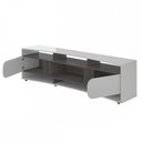 Ver imagem 3 de Rack para TV Até 86 Polegadas Seleto 2 Portas Cedro/Off White - Pnr Móveis