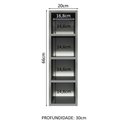 Ver imagem 4 de Adega 20cm com 4 Nichos Nice Madesa