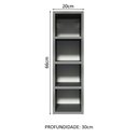 Ver imagem 3 de Adega 20cm com 4 Nichos Nice Madesa