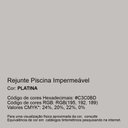 Ver mais imagens de Rejunte Piscina Impermeável Cor Platina 1kg